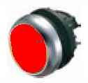 M22-D-R tlačítko zapuštěné bez aretace červené