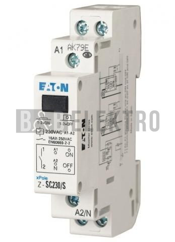 Z-SC230/S Impulzní relé 1zapínací kontakt