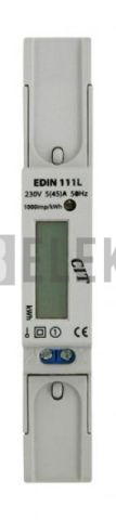 Elektroměr 1fázový/1tarifní  45A 1xmodul EDIN 111L  5- 45A LCD displej 1x230V