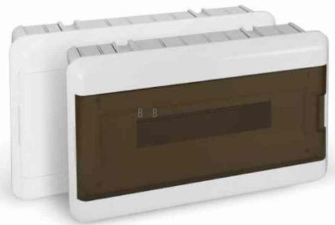 Rozvodnice  18-modulů pod omítku IP40 ELCON,  P18M.1 plastová bílé dveře