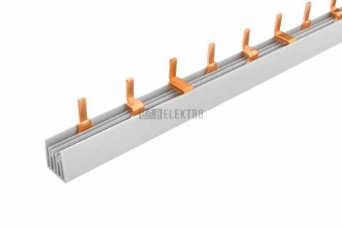 Prop. lišta S-3L-27-1000/25, kolík (jazýček), 3pól., 100A, rozteč 27mm 1000096 eleman