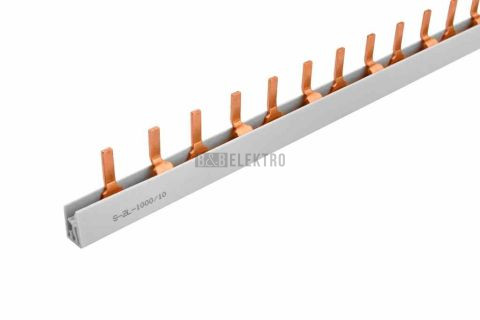 Prop. lišta S-2L-1000/10, kolík (jazýček), 2pól., 80A, rozteč 17,8mm 1000193 eleman