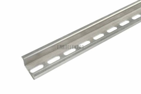 Lišta nosná TS35/2-15 - perforovaná, hloubka 15mm, 2m, pozink. /1011001 1000458 eleman