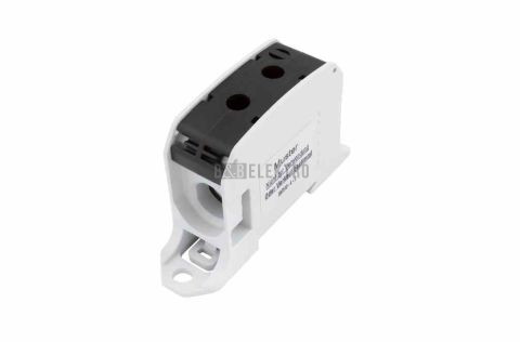 Svorka univerzální RKA 95 L S, 232A, 1pól., AL/CU, černá, na DIN/na panel 1006034 eleman