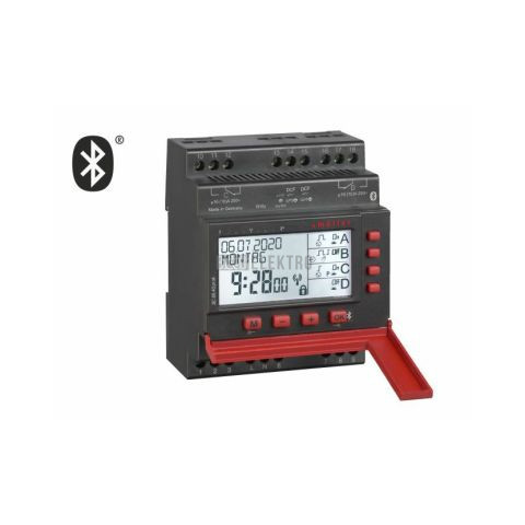 Hodiny spínací SC 88.10 pro4, dig., týdenní i astro, 1kan., 4mod., se zálohou, černé 1008317 eleman