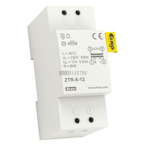 Elko ZTR-8-12 Zvonkový transformátor AC 8V