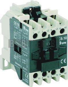 Stykač  9A/230V cívka typ C9.10 3-pólový motorový 3+1 zapínací kontakty EPM