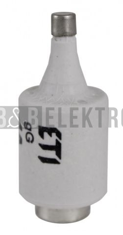 Pojistková vložka DII gL-gG 16A (pojistkový spodek E27) šedá ETI 002312405