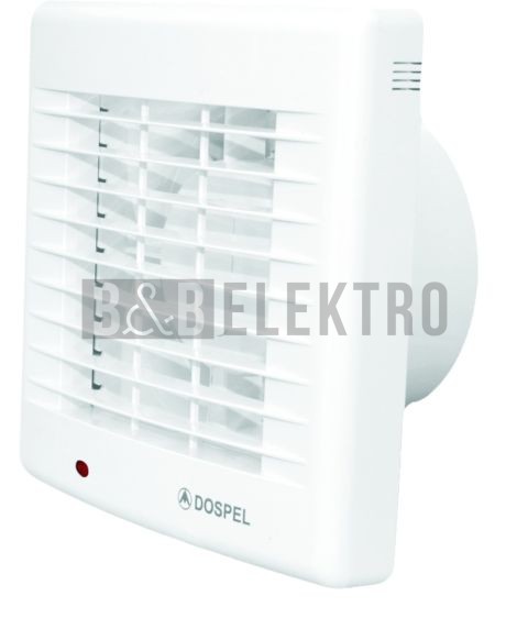 Ventilátor 100mm POLO 4/AŽ/WC automatická žaluzie, časový spínač, kuličková ložiska