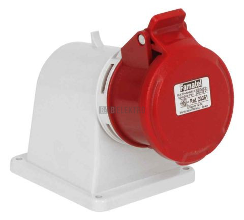 Zásuvka vestavná 23351 IP44/400V/16A/5P 6h, úhel 90° - SpeedPRO typ 23351 famatel