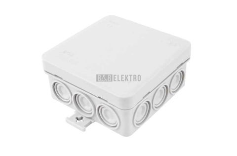 Krabice F12 - MiniBOX IP55 rozbočovací, s naklapávacím víčkem, 85x85x40mm typ 3052 famatel