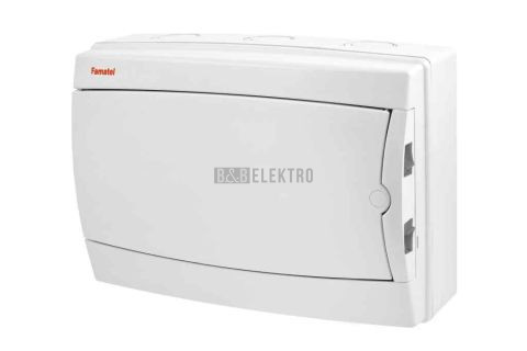 Rozvodnice Acqua 3912 IP65, 12mod., na omítku, neprůhl. dveře, 215x305x110mm typ 3912 fama