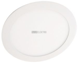 Svítidlo vestavné LED 18W LED90 VEGA-R White WW, studená bílá, s napaječem, bílé, kruhové