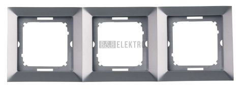 Rámeček trojnásobný PREMIUM 3 FR S, barva stříbrná, Greenlux GXKP155