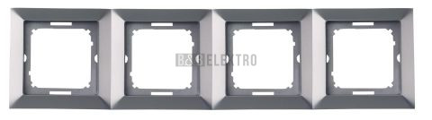 Rámeček čtyřnásobný PREMIUM 4 FR S, barva stříbrná, Greenlux GXKP156