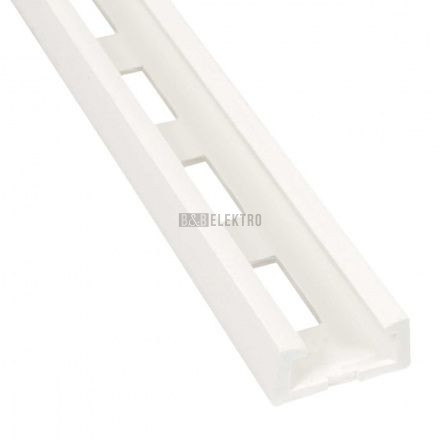 Lišta nosná plastová děrovaná typ 5822DER Niedax 1ks=3m, cena za 1m Kopos