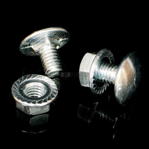 Spojovací materiál M6 (100xšroub+100xmatice samojistící)