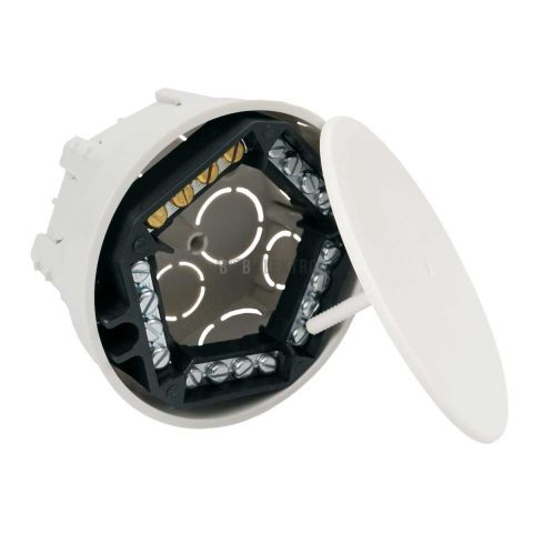 Krabice odbočná pod omítku s víčkem a svorkovnicí KR  97/5