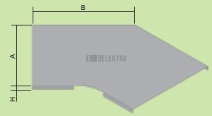 Koleno kab.žlabu 250/ 50 vnitř