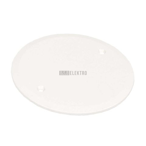 Víčko krabice  68 V 68 s upevněním na šroubky bílá barva