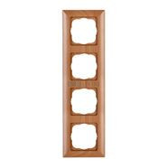Ontario rámeček 4-násobný dub pro vodorovnou i svislou montáž přírodní dřevo 3068.3006.2
