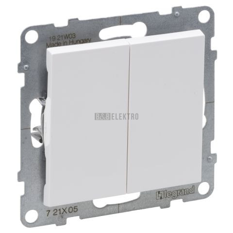 Suno vypínač č.5 sériový, bílá, Legrand 721105