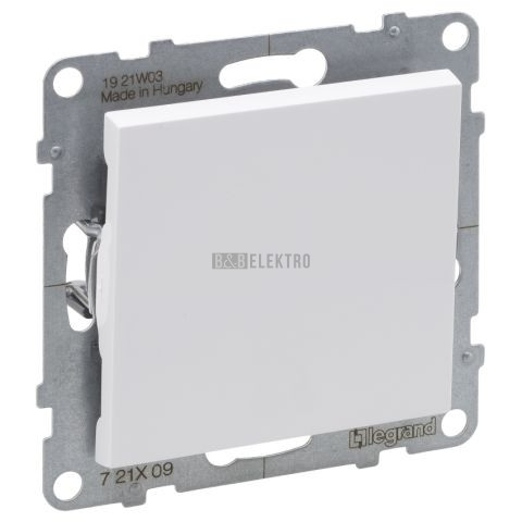 Suno tlačítko s přepínacím kontaktem, bílá, Legrand 721109