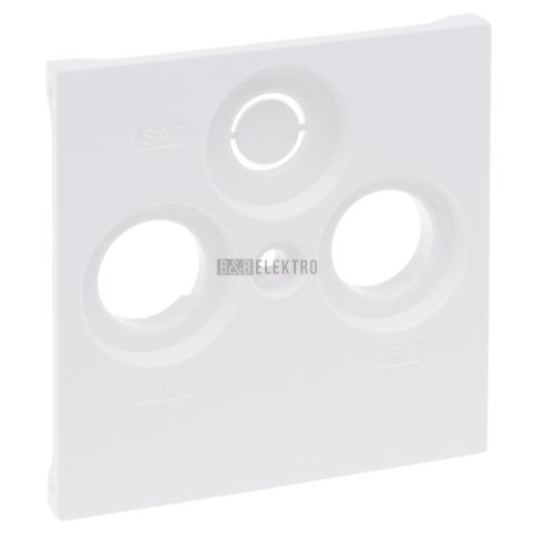 Suno krytka zásuvky TV-RD-SAT, 30mm, bílá, Legrand 721174