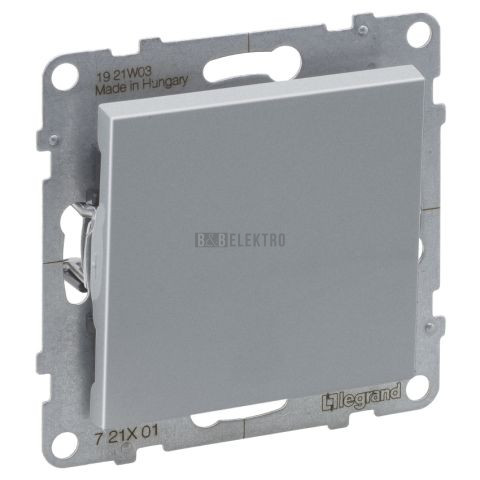 Suno vypínač č.1, barva hliník, Legrand 721301