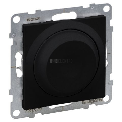 Suno otočný stmívač 300W, černá, Legrand 721479