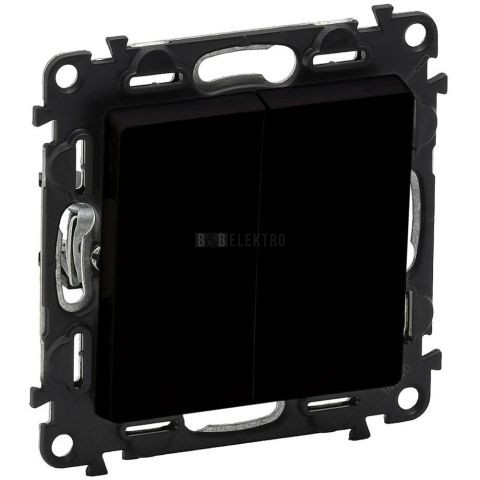 Valena LIFE vypínač č.5 lustrový černý Legrand 756305