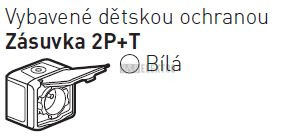 Forix zásuvka 2P+T bílá 782375 vodotěsná Legrand