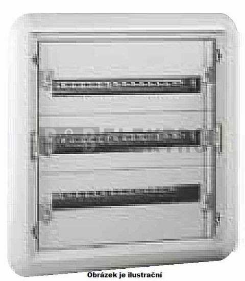 Skříň  72M Legrand 20013 XL3 160 pod omítku,kovová 3X24M 640X617X140 Z M