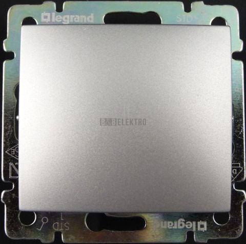 Valena spínač č.1 jednopólový stříbrný 770101 Legrand