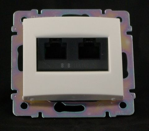 Valena zásuvka datová 2xRJ45/5e UTP 774239 bílá Legrand
