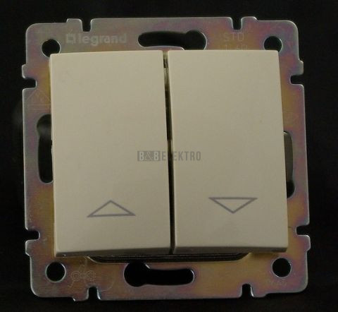 Valena spínač pro ovládání žaluzií béžový 774304 Legrand