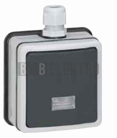 PLEXO 66  spínač č.6 schodišťový 10A šedý IP66 typ 90460 Legrand pro náročná prostředí