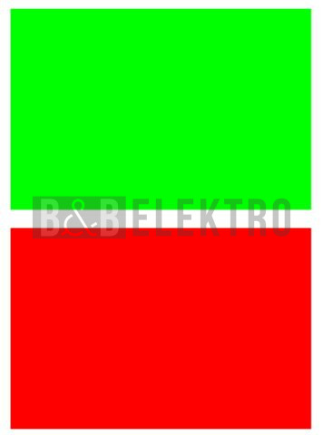 M22-DDL-GR dvojité tlačítko zvýšené s bílou čočkou pro signálku