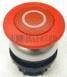 M22-DP-R-XO tlačítko hřibové bez aretace,bez středového terčíku červené s popisem