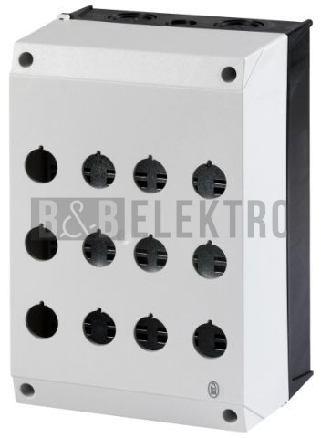 M22-I12 skříňka pro povrchovou montáž 12 jednotek, IP55