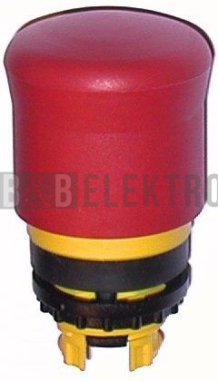 M22-PV hřibové tlačítko nouzového zastavení bez prosvětlení,odaretace vytažením