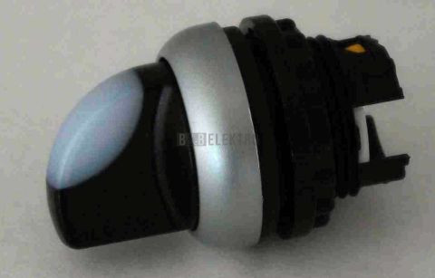 M22-WLK-W hlavice s otočným úchytem 2polohová bez aretace prosvětlená bílá