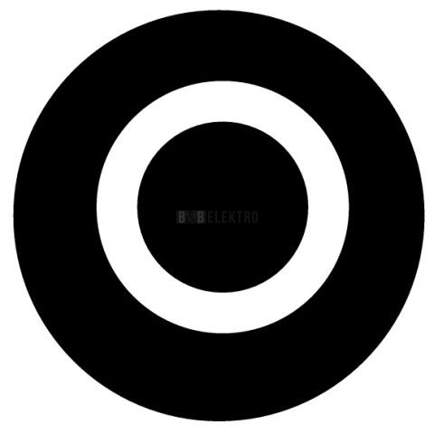 M22-XD-S-X0 tlačítková výplň do neprosvětlených tlačítek zapuštěných černé s popisem