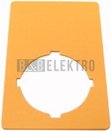 M22-XZK-D99 Označovací štítek nouzového zastavení, IP66