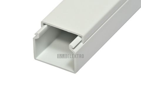 Lišta vkládací  18x18mm bílá délka 2m, typ D1002 RAL 9003 cena za 1m ! Malpro