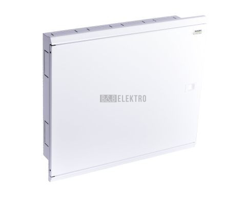 Rozvodnice velkoobsahová 96-modulů pod omítku 4x24M EMFF4 96W plechové bílé kovové dveře NOARK 109811