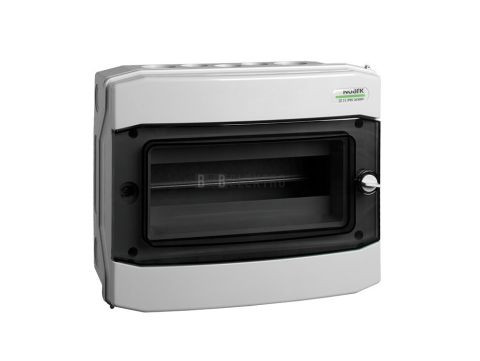 Rozvodnice 6-modulů na omítku 1x6M IP65 PHS 6T plastové průhledné dveře NOARK 113262