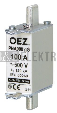 Nožová pojistka OEZ PNA000 GG 32A
