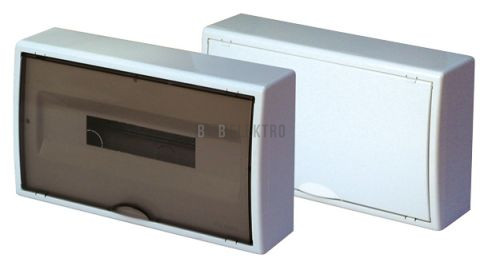 Rozvodnice 18-modulů na omítku 1x18M RZG-N-1T18 plastové průhledné dveře OEZ:40588