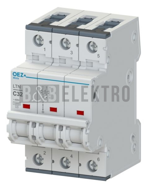 Jistič    63A,    LTN  63/3/B (10kA)  OEZ:41778